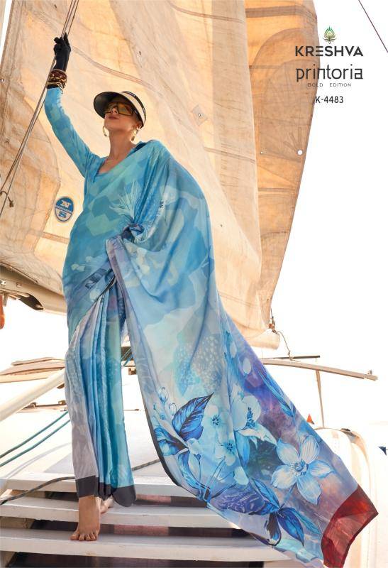 Kreshva printoria korean Designer Sarees in Delhi